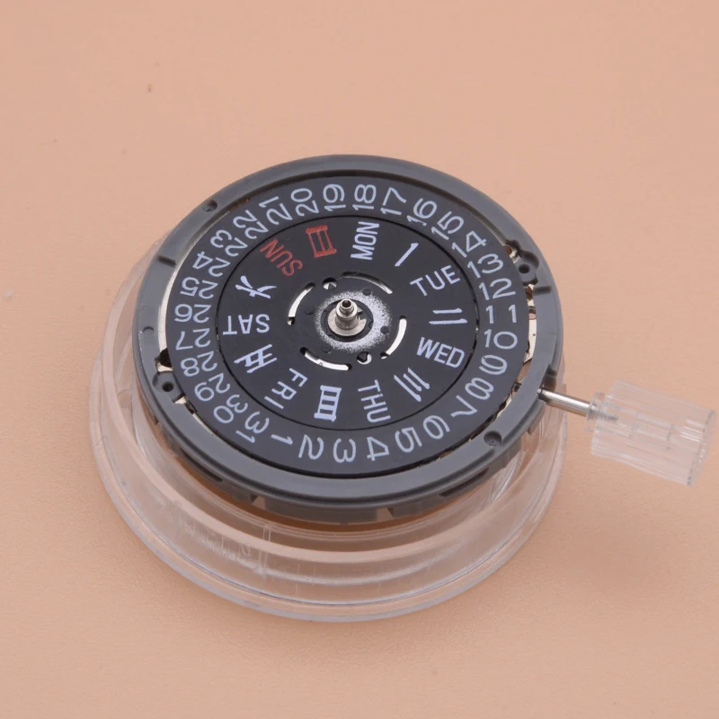 Japan Seiko NH36 NH36A Automatic Movement Crown At 3.0/3.8 Seiko Diving Watch Repair Original New 24 Jewels NH36 Mechanical Movt