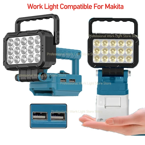 Портативный светодиодный фонарь Makita 18В