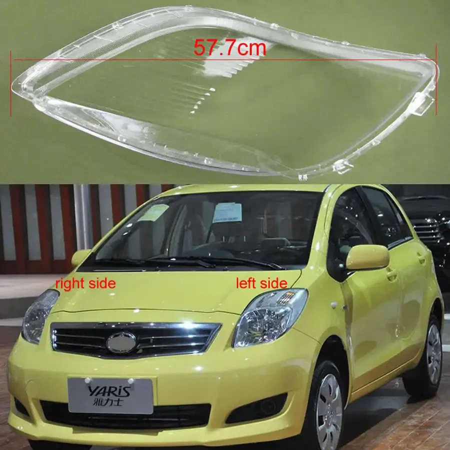 

For Toyota Yaris 2008 2009 2010 2011 Car Accessories Headlight Cover Headlamp Shell Lampshade Transparent Shade Mask Plexiglass