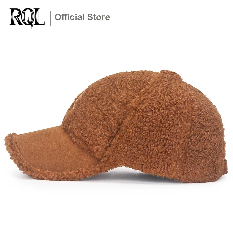 Шерстяная теплая бейсбольная кепка осень-зима женская модель овечьей шерсти