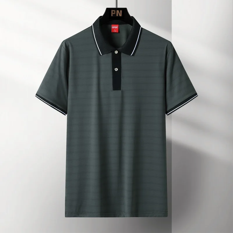 2022 Polo Shirt Men's Buttons Clothing Summer Short Sleeve Fashion Cotton Mans Soild Tee Shirt M-4XL New Brand Men's Clothing