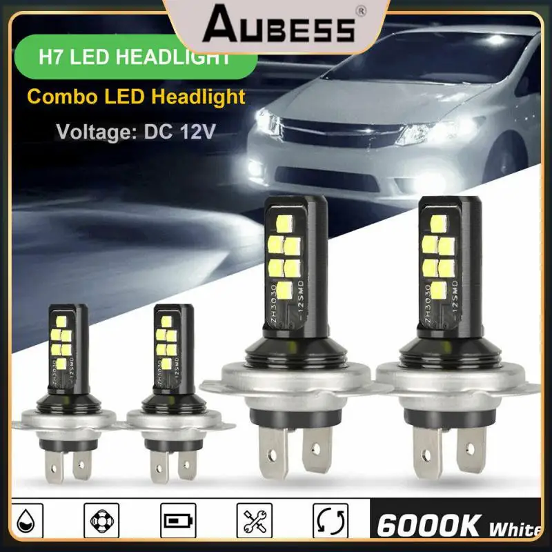 

Superbright Led Lights H7 H4 Led Headlight Universal Headlight Durable Car Accessories Led Car Light Headlamp 0w 52000lm 6000k