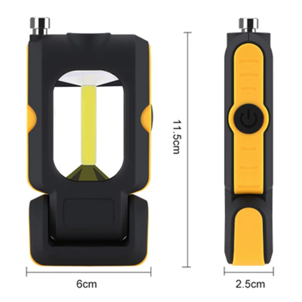 

COB LED Hand Torch Lamp Magnetic Inspection Work Ligh Torch Flashlight Camping Outdoor Hiking Climbing Tools Survive Accessories