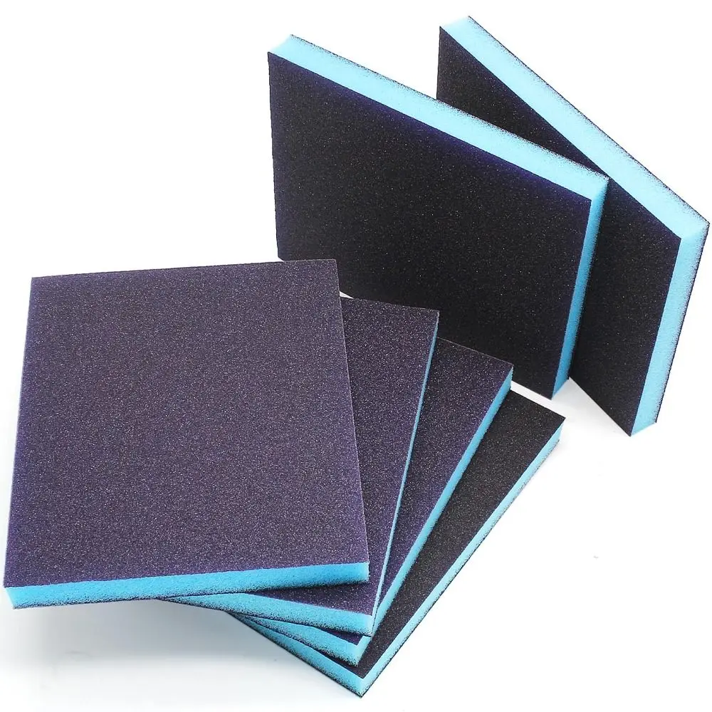 6 шт. моющаяся влажная и сухая шлифовальная губка для деревообработки