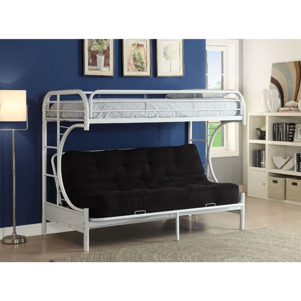 

Eclipse Bunk Bed (Twin/Full/Futon) in White 02091WH