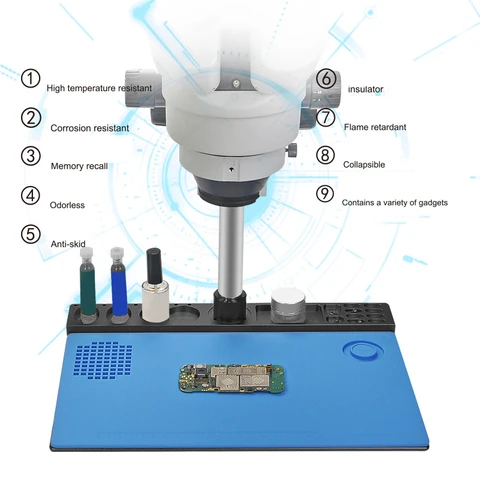 WYLIE Платформа для обслуживания микроскопа из алюминия