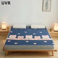 uvr not collapse memory foam filling latex mattress single double floor sleeping mat tatami pad bed four seasons mattress