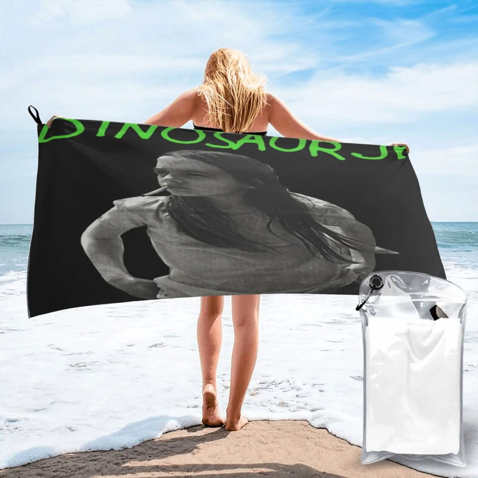 

Пляжное полотенце 90S Dinosaur Jr Green Mile Promo, пляжное полотенце, пляжное полотенце s, пляжное полотенце, роскошная пляжная одежда для ванны и душа