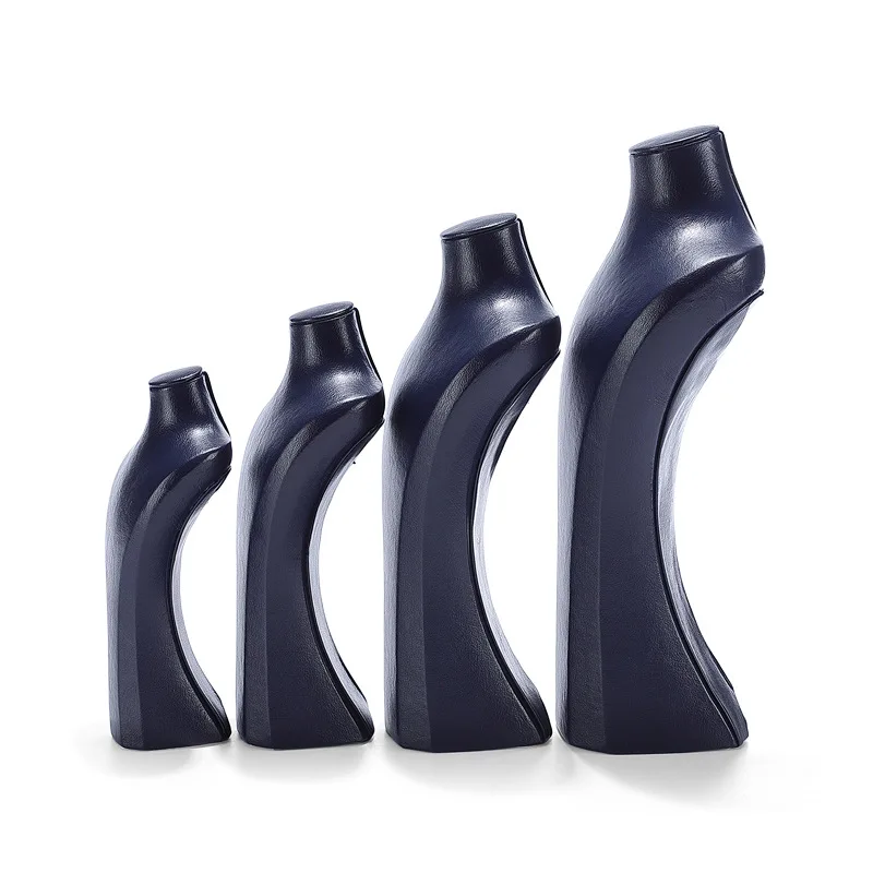 PU necklace display stand portrait neck hanger jewelry shop with window display jewelry props in stock