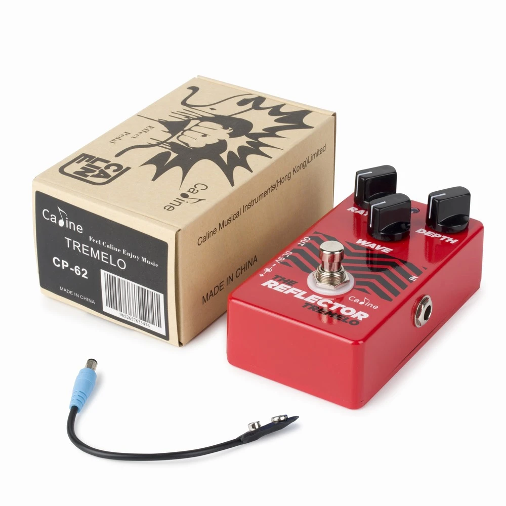 Caline CP-62 the Reflector Tremolo гитарный Педальный эффект 9 В аксессуары для гитарных
