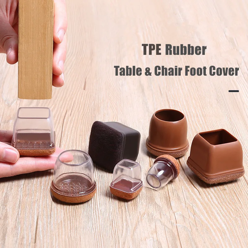 

8 шт., резиновые колпачки для мебели, из толстого войлока