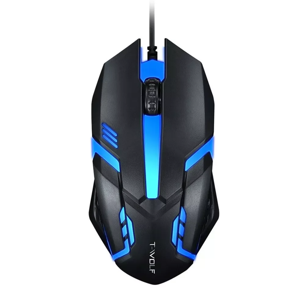 

Gamer Gaming Mouse 3D 1200 DPI Wire Luminous Mouse LED Computer Mice USB Cable Silent Mouse for laptop PC