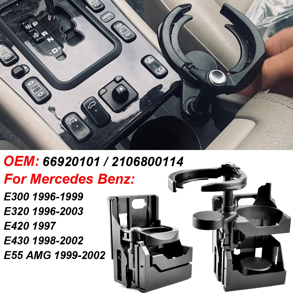 

For Mercedes W210 Car Centre Console Drink Cup Holder Replacement For Benz E-Class E260 E300 E320 E400 A2106800114