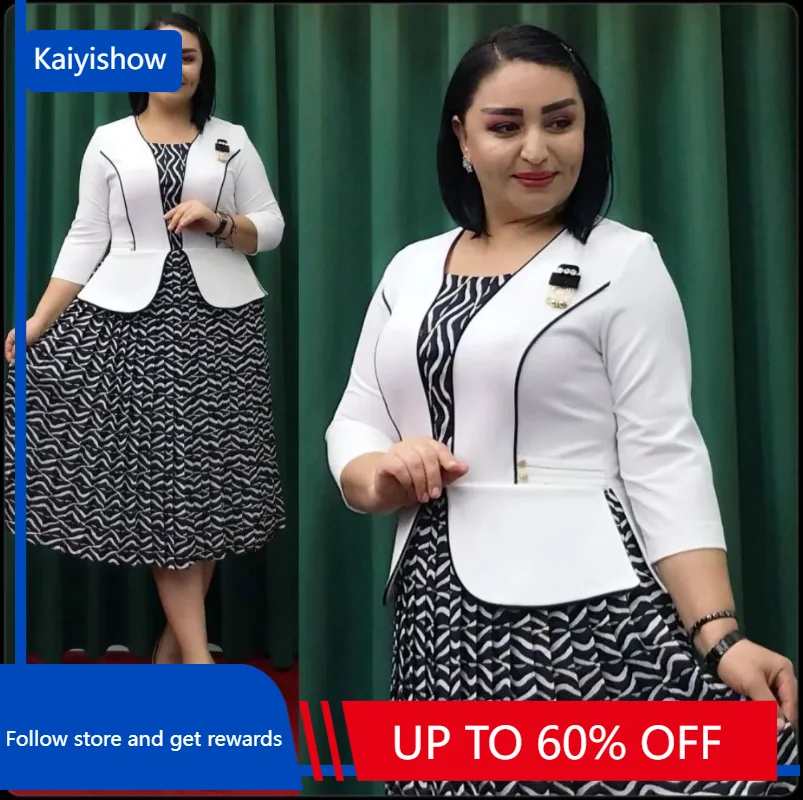 

Женское платье в африканском стиле, с рукавом 3/4, с принтом из полиэстера