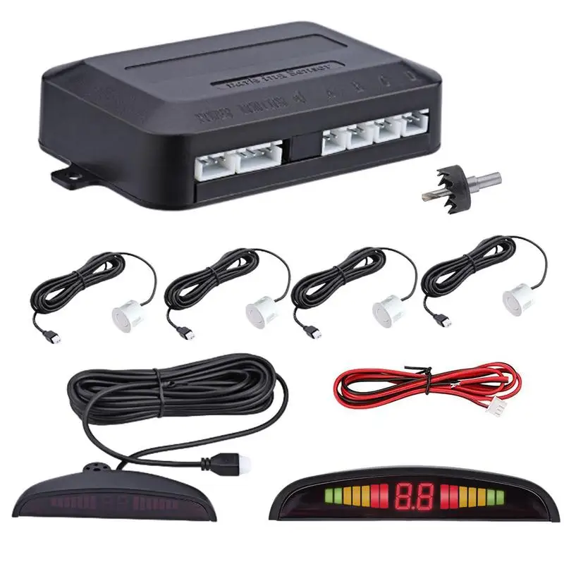 

Distance Detection Sensor Portable Auto Vehicle Reverse System Multifunctional Small Front And Rear Reversing Radar Kit Car