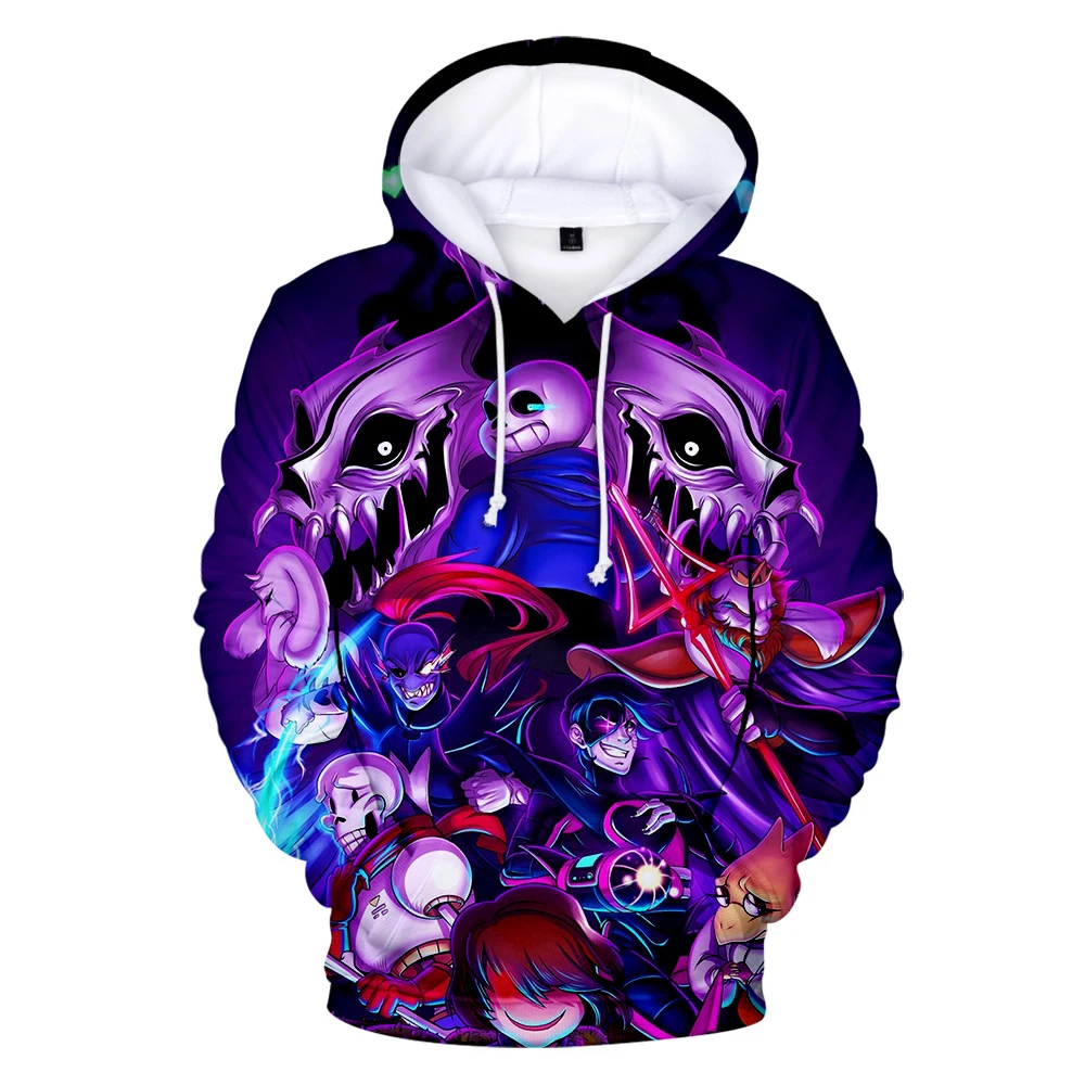 

The Game Plot Undertale Sweatshirts Men/Women Funny Kawaii Streetwear Harajuku Style Hoodies 3D Print Undertale Men's Hoodie