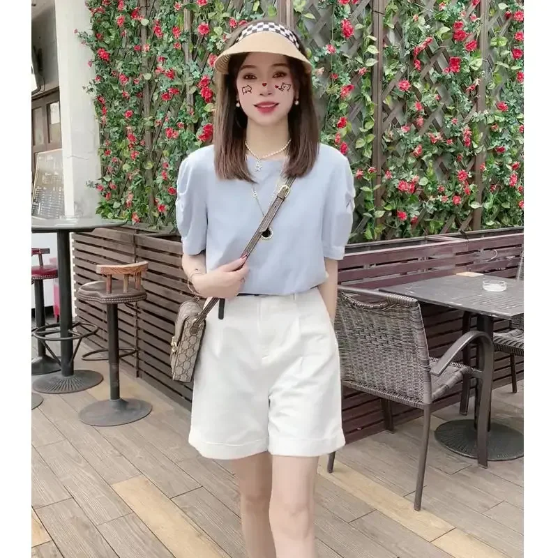 Женский костюм из двух предметов в гонконгском стиле летняя маленькая юбка с