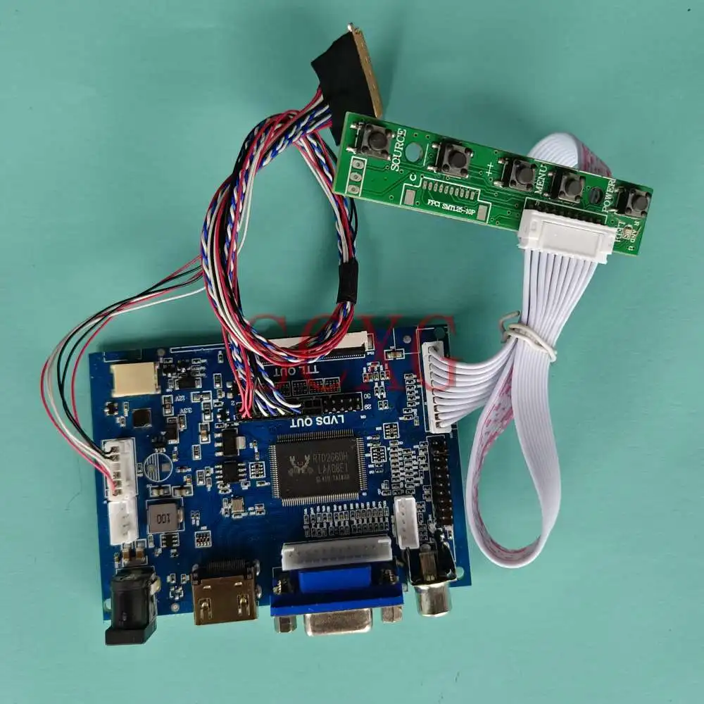 

Fit N140BGE-L23 LCD Screen Controller Driver Board 14" LVDS 40 Pins DIY Kit 2AV+VGA+HDMI-Compatible Notebook 1366*768