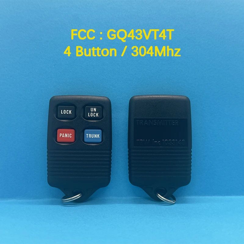 

CN018099 OEM 4-кнопочный смарт-ключ дистанционного управления FCC GQ43VT4T PN 3165189 304 МГц Keyless Go для Ford Mercury Tracer 1997-1998 гг.