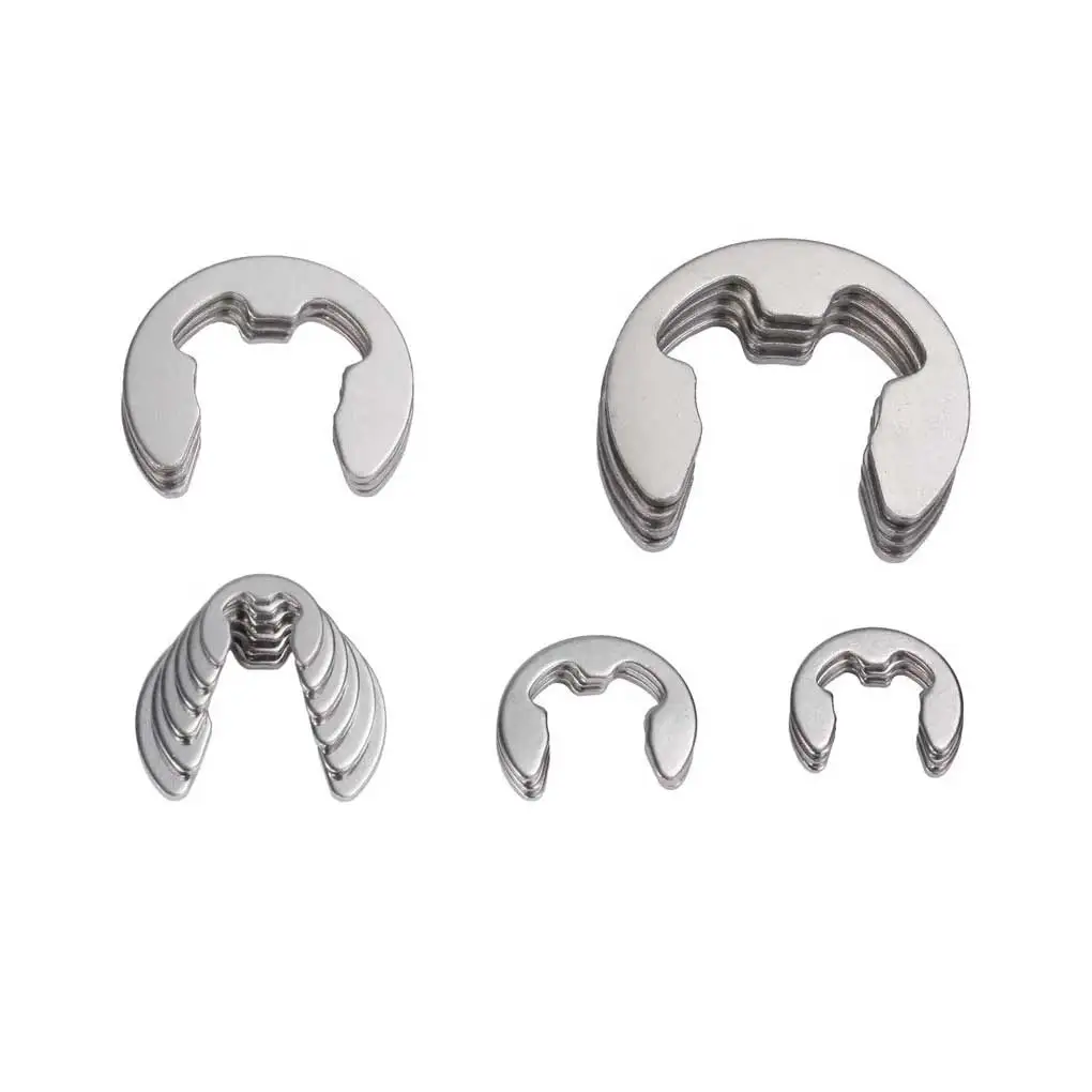 

400 Pieces Set E-clip Multi-purpose Snap Circlip Retaining Ring Detachable