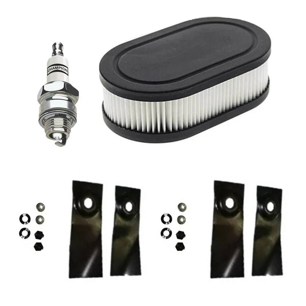 

Lawn Mower Air Filter Kit For Victa For Rover For Masport Replacement Air Cleaner Filter Blades Plug Grass Strimmer Garden Tool