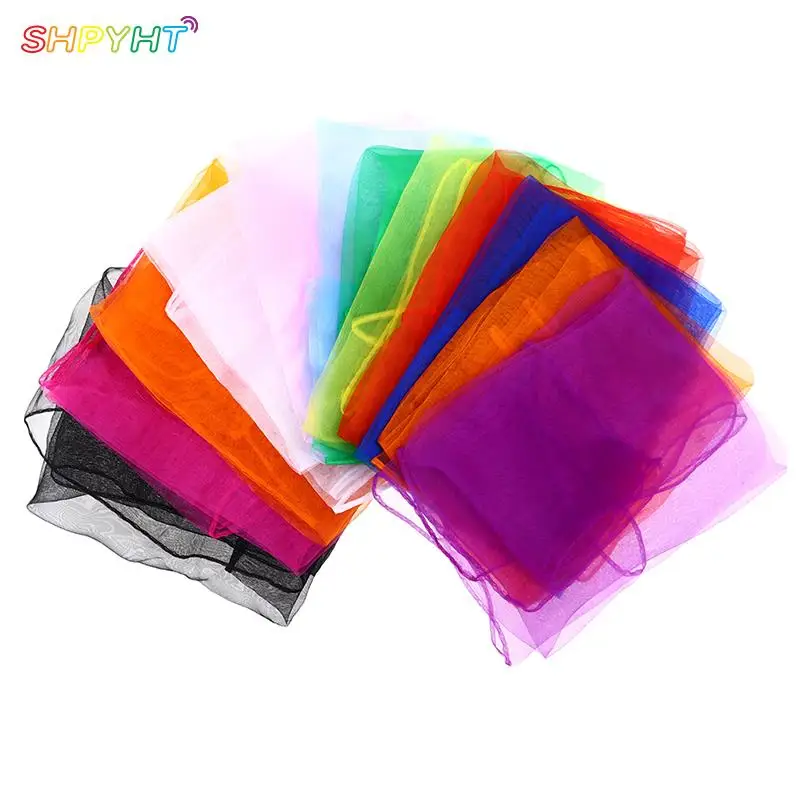 

6Pcs Practical Colorful Gymnastics Scarves For Outdoor Game Toys Dancing And Juggling Towels Candy Colored Gym Towel Dance Gauze