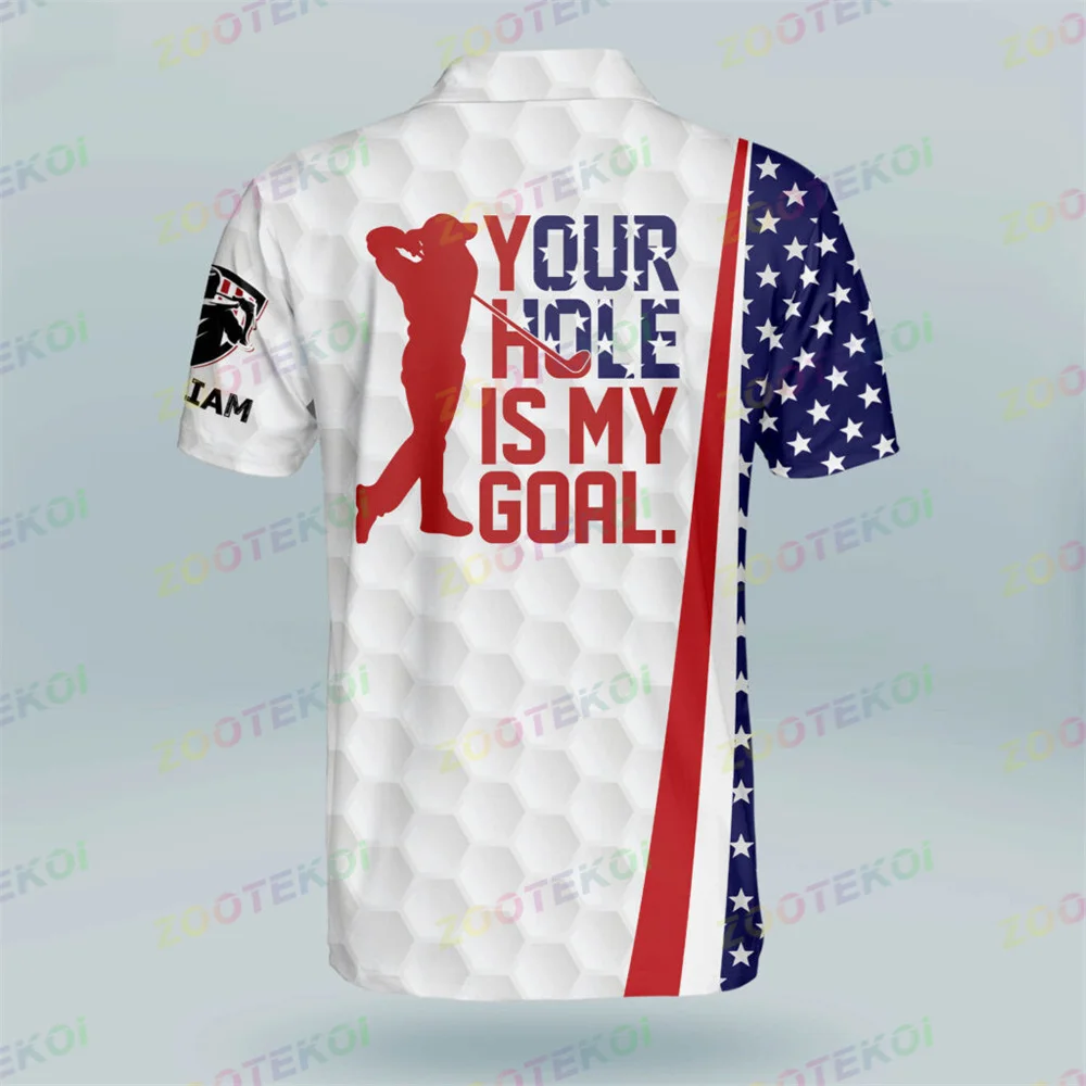 Golf Shirts For Men Outdoor Sport Breathable Lapel Fashion Golf Polo Shirts Short Sleeve Personalized Multifunction Polo T-shirt