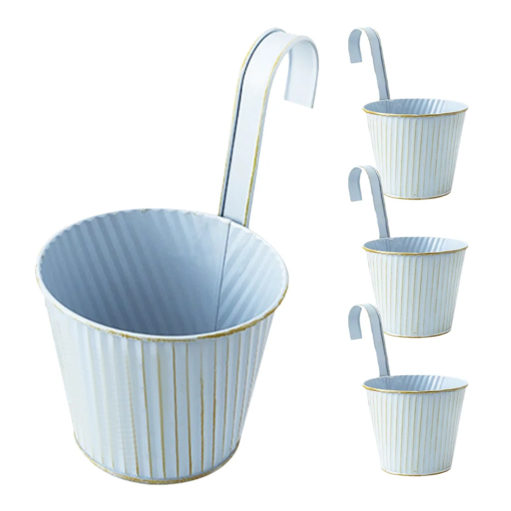 4 шт. горшок для цветов из кованого железа