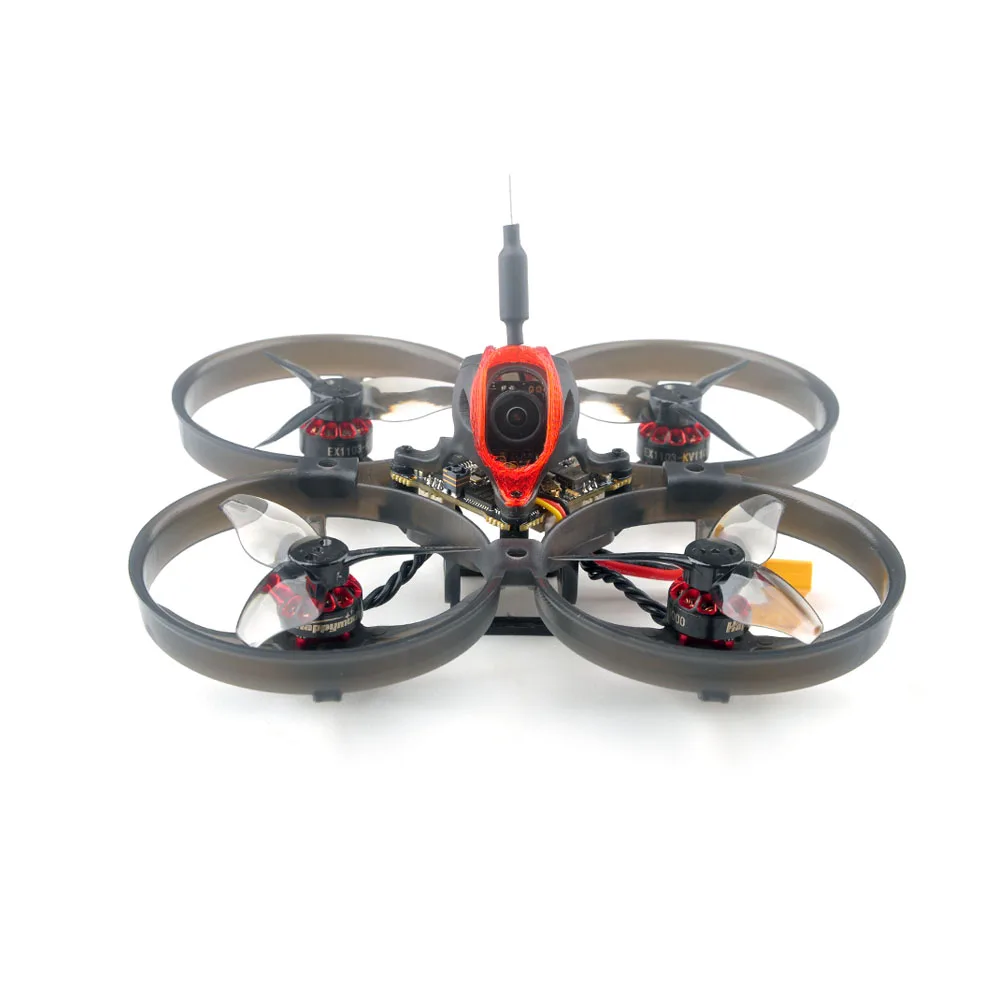 Фото Комплект рамы для микро-дрона HappyModel Mobula8 1-2S 85 мм Micro FPV Whoop с полетным контроллером X12 AIO, видеопередатчиком OPENVTX 400 мВт, приемником ELRS/FR-SLY и камерой Caddx 1200TVL EX1103 №4