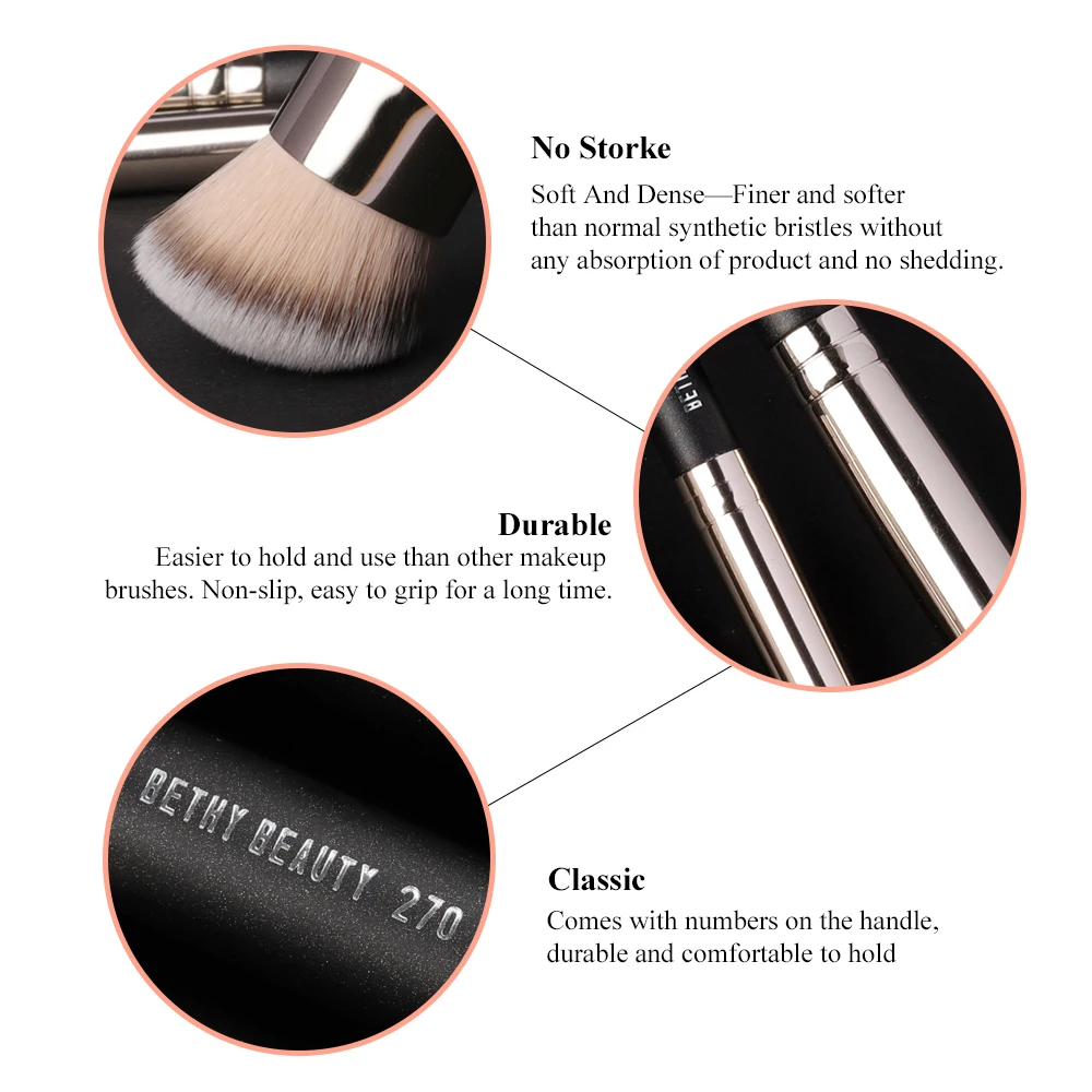 Bethy Beauty 3 шт. и тонального крема набор кистей для макияжа кисть 170 270 синтетические