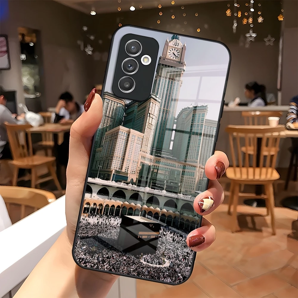 Стеклянный чехол для Samsung S20 S30 S21 A34 A54 A53 M54 A24 Note 20