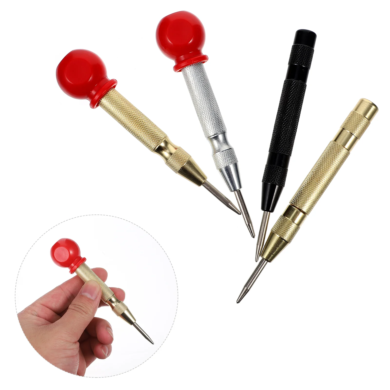 

Center Punch Automatic Steel Holeloadedmetal Window Breaker Tool Punches