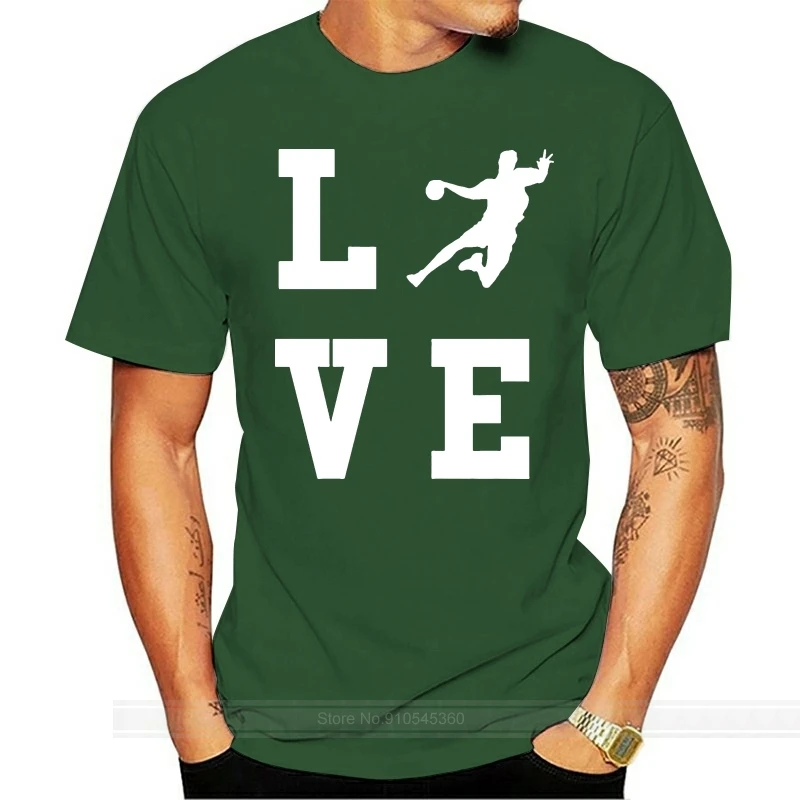 

personalized Handball Love t-shirt XXXL 4Xl 5XL Famous Humor Leisure mens tee t shirts round Neck slim fit