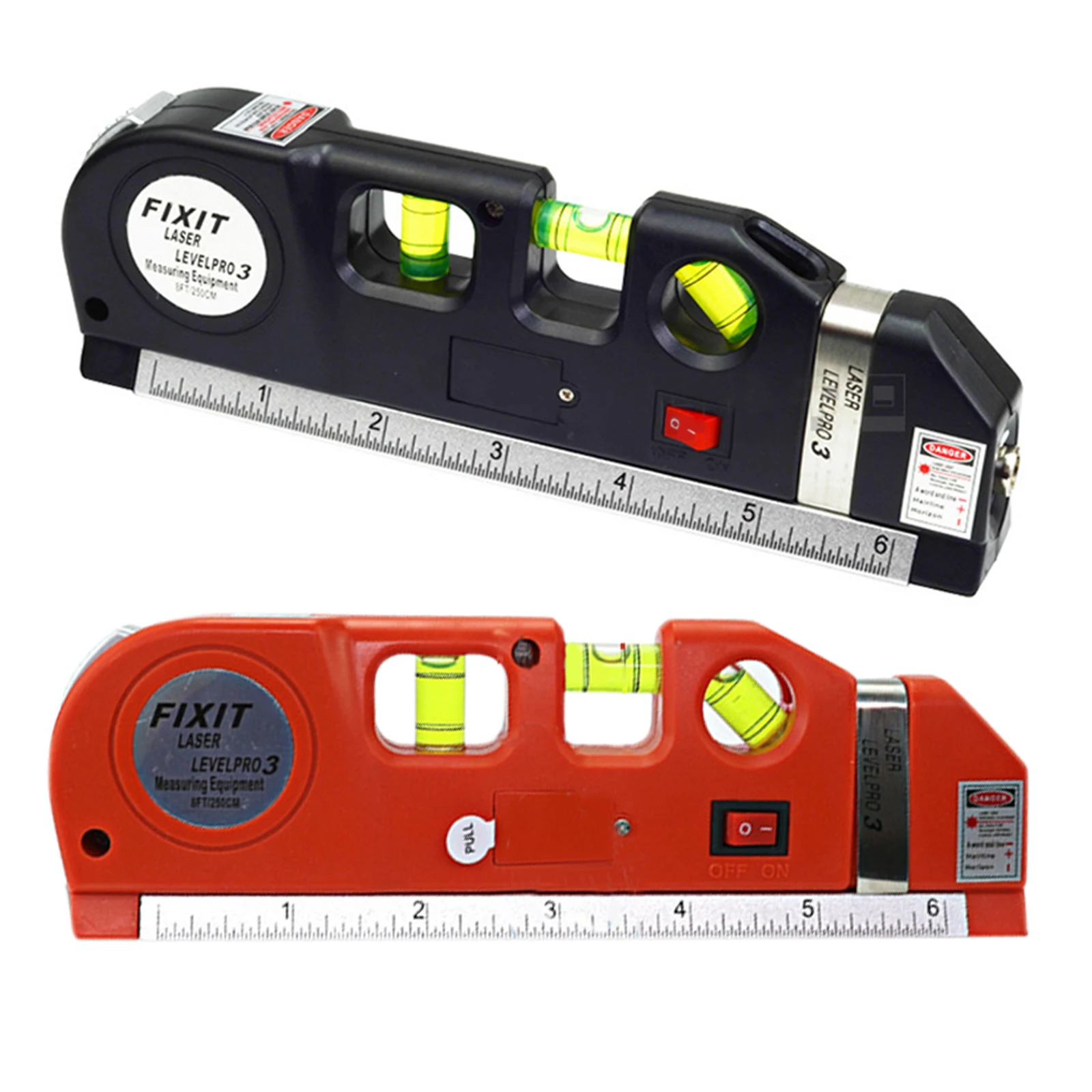

High Precise Angle Ruler 8ft Measurment Tape Cross Horizon Vertical Line Spirit Infrared Laser Level Machine Aligner Tools