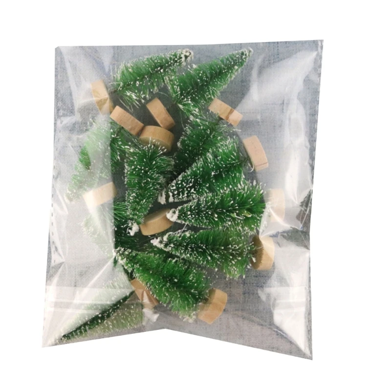 

Мини-елки из сизалевого шелка OOTDTY, набор из 12 штук