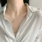 Модное минималистичное циркониевое жемчужное ожерелье-чокер с позолотой 14 карат, латунная цепочка для женщин, женские ювелирные изделия вечерние ринки и свадьбы, горячая Распродажа 2022