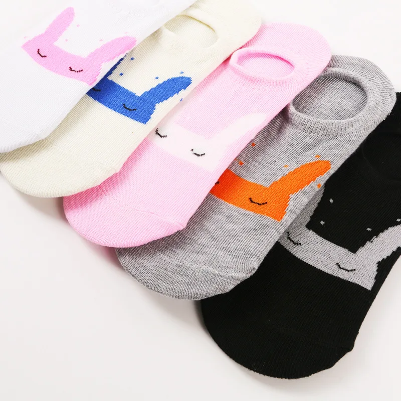 5 пар/лот Harajuku забавные женские носки с собачкой милые короткие для девочек