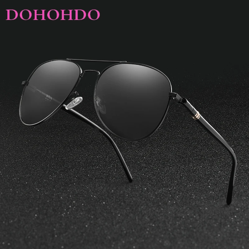 

DOHOHDO Sunglasses Polarized Photochromic Men Pilot Oval Chameleon Driving Glasses Women Eyeglasses Eyewear Gafas De Sol Hombre