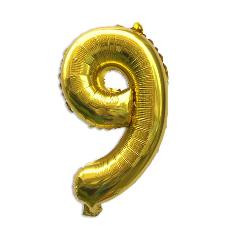 

Золотые фольгированные шары-цифры 0-9