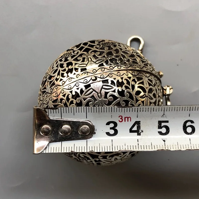 Антикварный виноградный цветок и птицы парфюмерная сумка антикварная полая