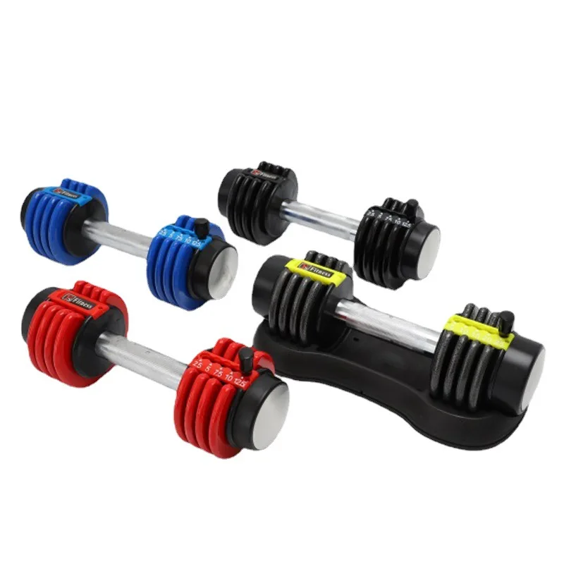 

25lb Dumbbell Adjustable Dumbbell Home Fitness Dumbbell Ladies Male Barbell Fitness Equipment Dumbbell