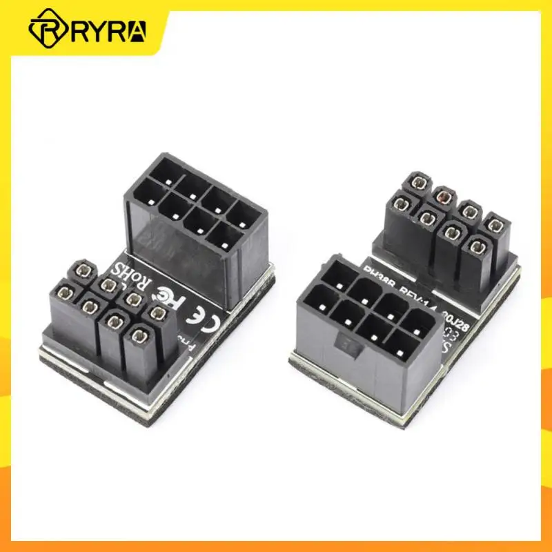 RYRA 6PIN/8PIN Power Interface Adapter 180 Degrees Steering Graphics Card Power Connector Host Line DIY Installed Accessories