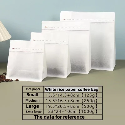 

50 шт. белые хлопковые пакеты для кофе oeny