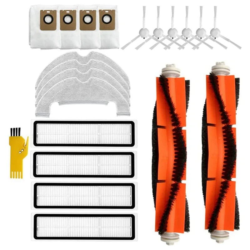 

Replacement Accessories Kit For Xiaomi Dreame BOT Z10 Pro L10 Plus Robot Vacuum Cleaner Main Side Brush Filter Mop Bags