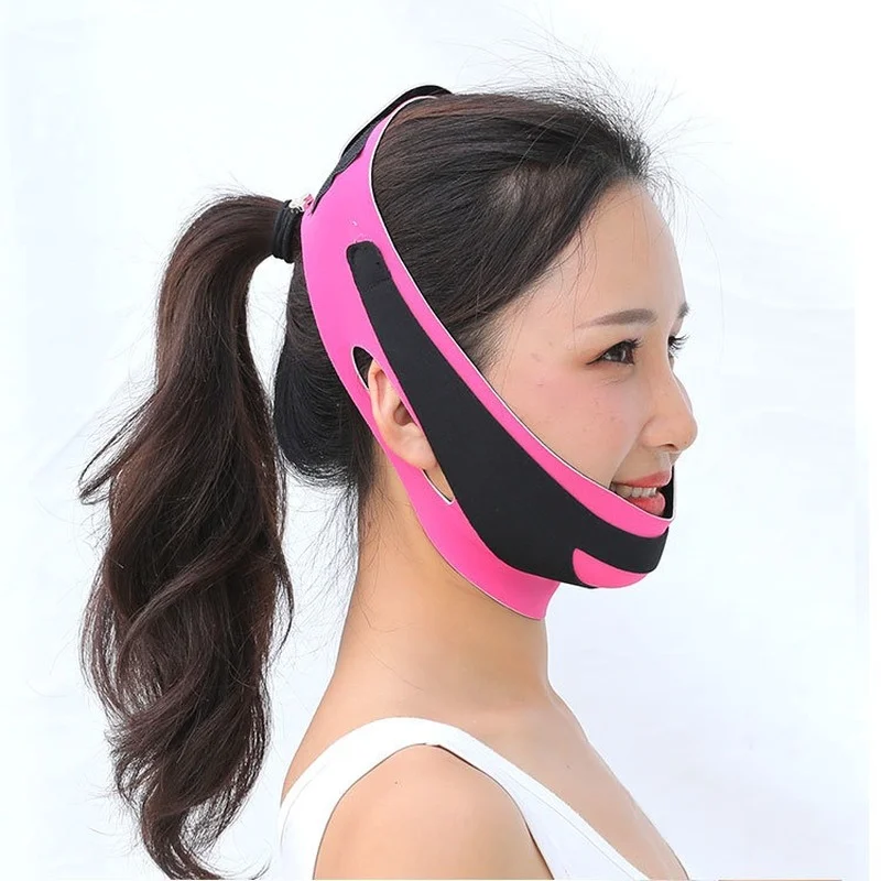 

V Line Elastic Face Slimming Bandage Women Face Shape Chin Cheek Lift Up Belt Facial Massage Strap Skin Health and Beauty Tools