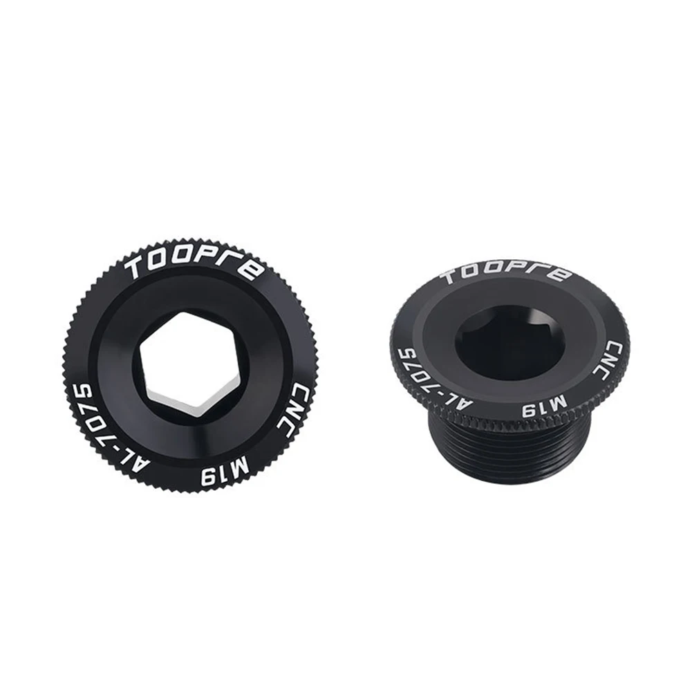 

1pc Bicycle One-piece Hollow Crank Cover Screw 18mm/M19/M20 MTB Bike Bolt Crankset Crank Cover Axis Screw Cap Aluminum Alloy