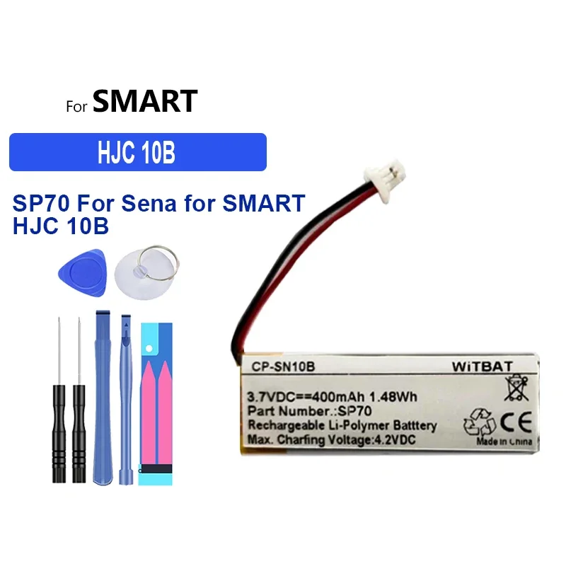 Аккумулятор 400 мАч SP70 для Sena SMART HJC 10B