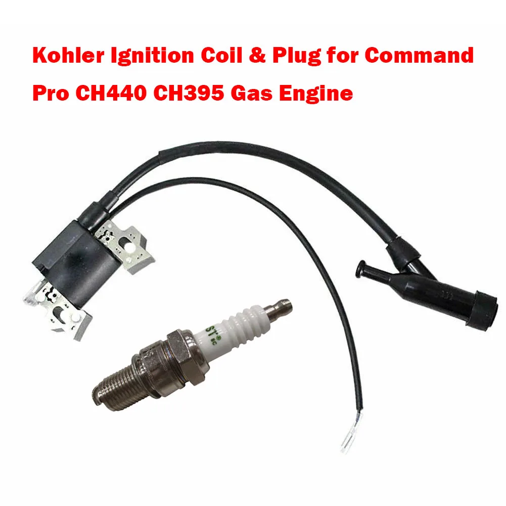 Enlarge Ignition Coil & Spark Plug Circular Quick Connect ForKohler CH440 CH395 Gas Engine 10hp To 16hp 188 190 192 Engine Series