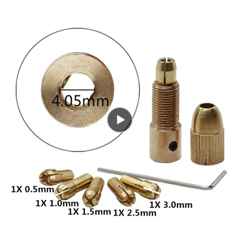 

Mini Tools Drill Bit Chuck Collets Quick Copper Drill Folder Set Drill Collet Tool Copper Cap Chuck