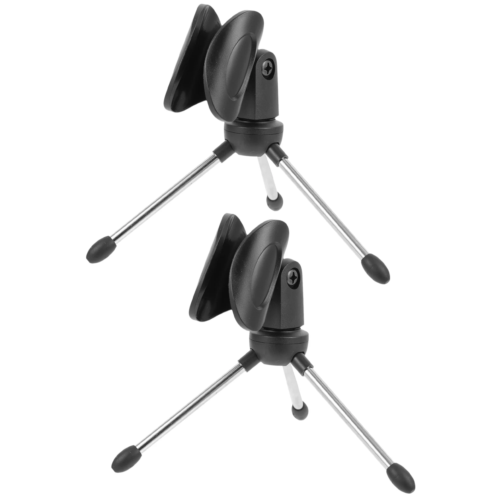 

Stand Microphone Mic Tripod Foldable Desktop Metal Tabletop Bracket Table Clipdesk Adjustable Mount Parts Holder